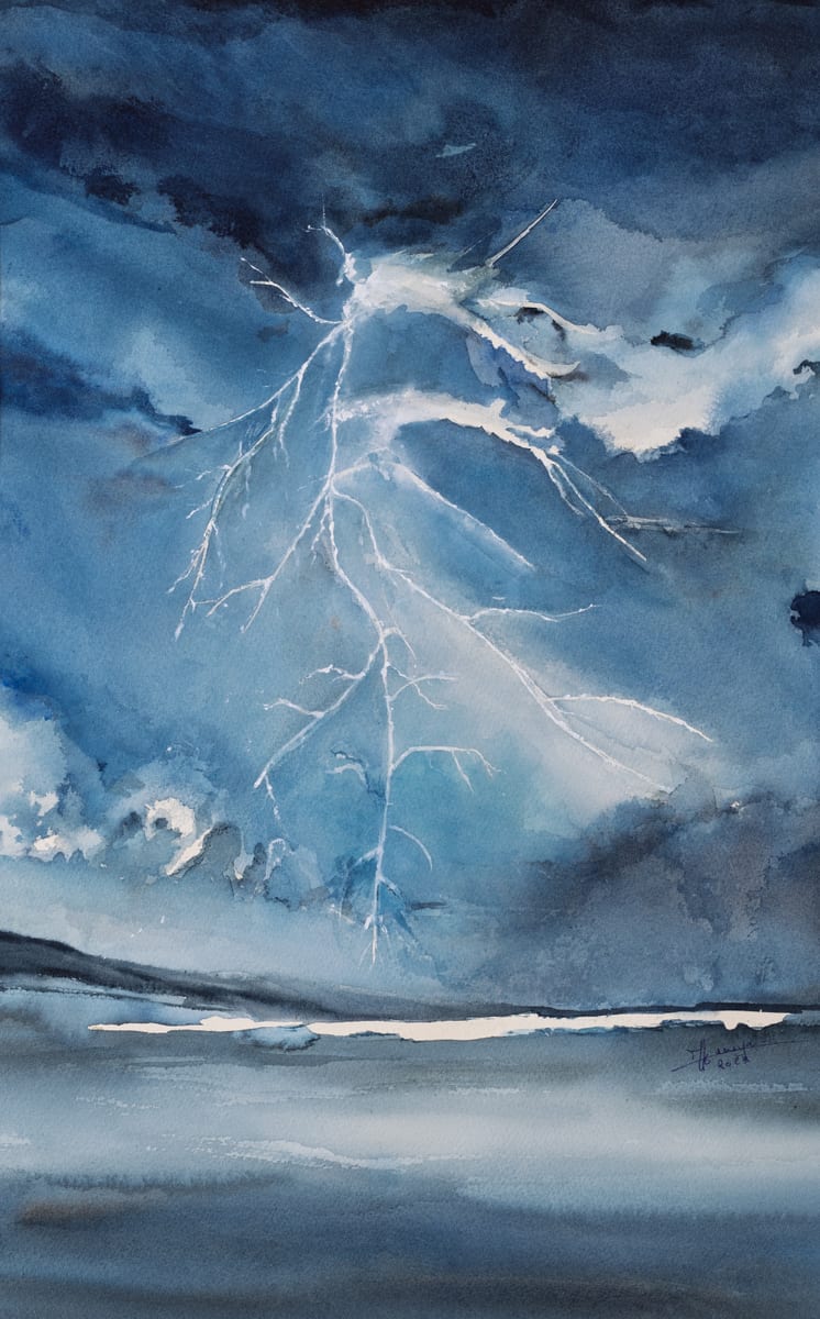 Storm at sea